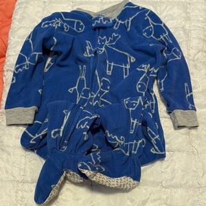 Carter's Blue and Gray Kids Pajamas